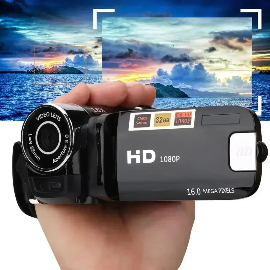 16x Zoom USB Rechargable Digital Camera - για αθλητικές, υπαίθριες περιπέτειες και οικογενειακές συγκεντρώσεις - περιλαμβάνει φόρτιση μπαταρίας - Κύπρος