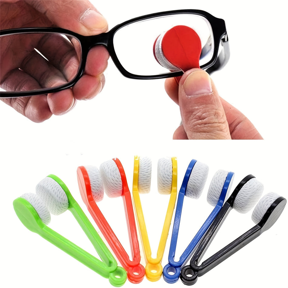 4pcs Mini Portable Glasses Cleaning Brushes - Soft and Easy-To-Use for Home & Travel