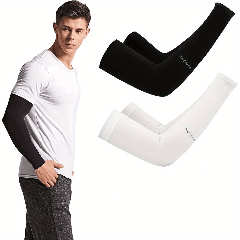 Cooling Arm Sleeves for UV Sun Protection - Ideal for Golfing, Cycling, Running, and Driving - Unisex Design - Cyprus