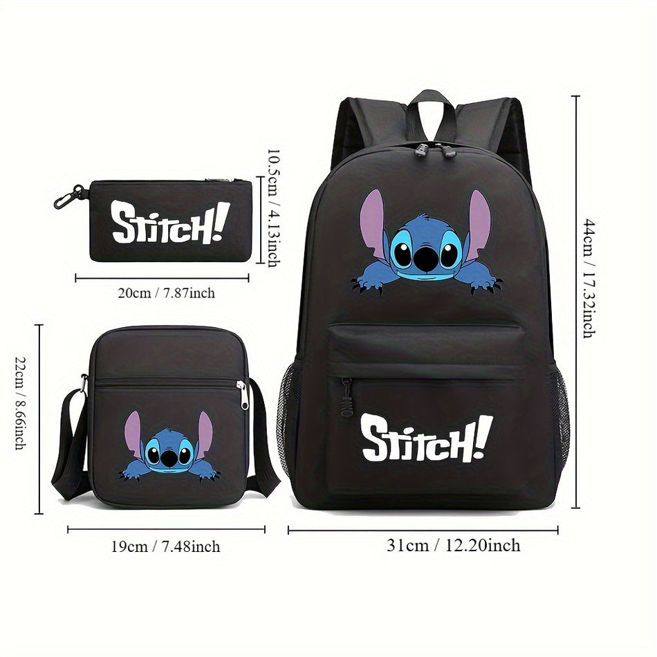 UME  Stitch 3-Piece Casual Daypack Set - Cyprus