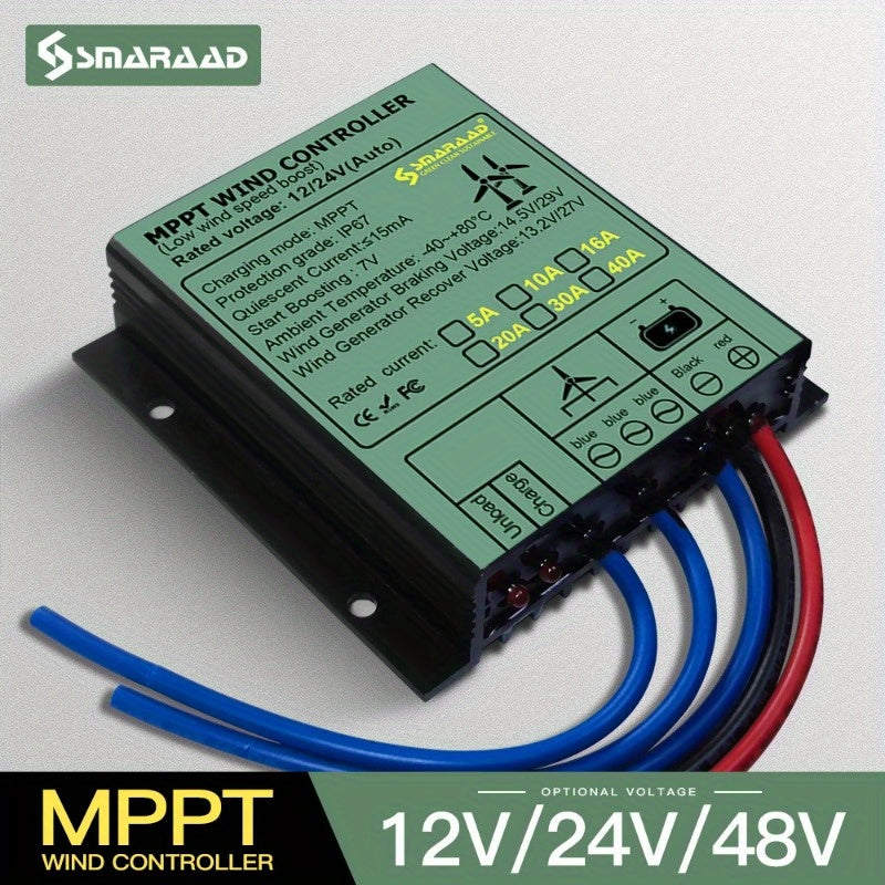 Smaraad Renewable 2000W MPPT Charge Controller for Efficient Home Wind Power