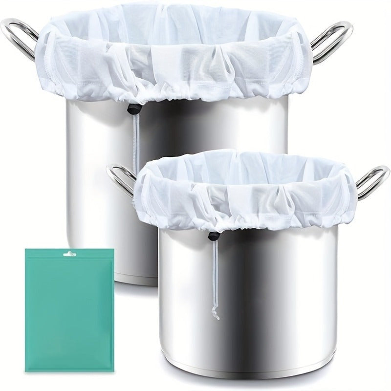 Reusable Brew Bags with Fine Mesh Strainer - Ideal for Home Brewing - Cyprus