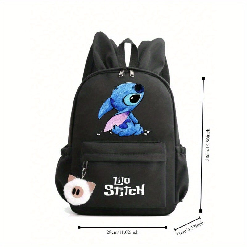 Lilo & Stitch Lightweight Foldable Backpack For Kids & Teens - Adjustable Straps, Perfect for School & Casual Use - Cyprus