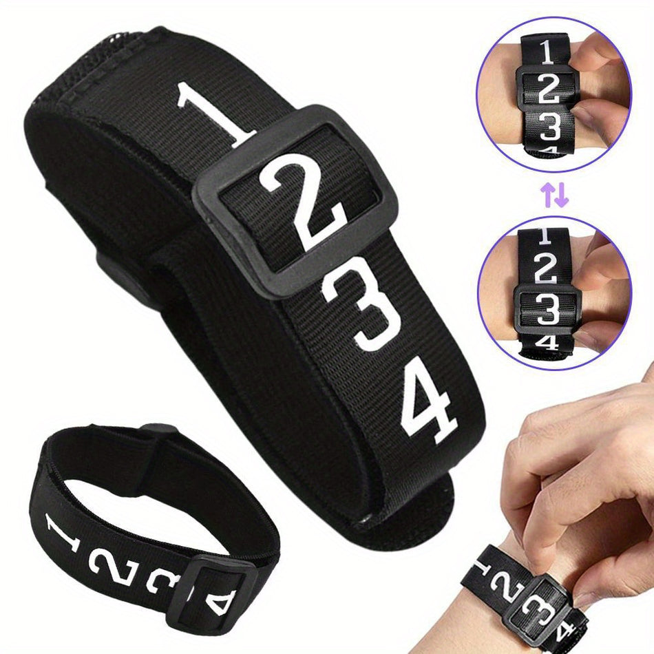 Football Referee Wristband - Durable Slide-On Number Indicator for Seamless Officiating - Cyprus