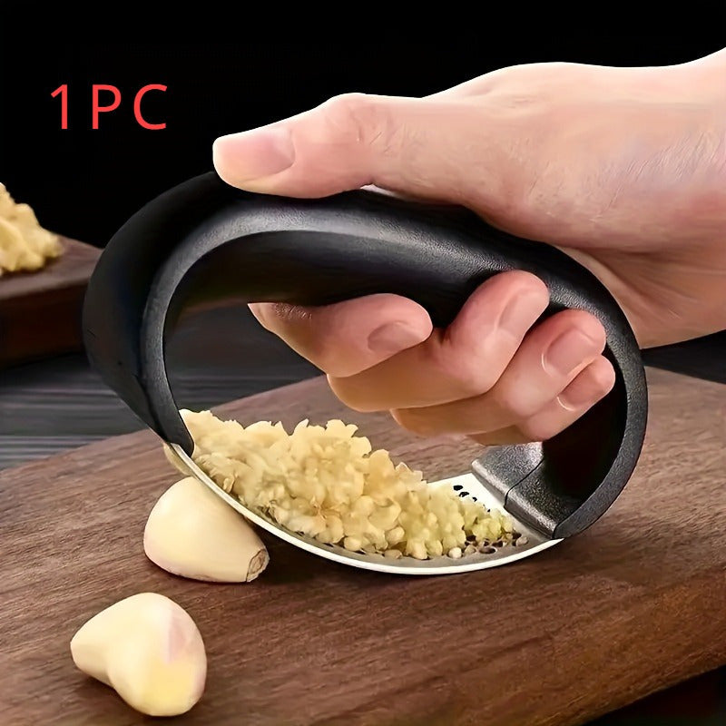 Effortless Stainless Steel Garlic Press - Perfect for Kitchens, Apartments & Dorms - Cyprus