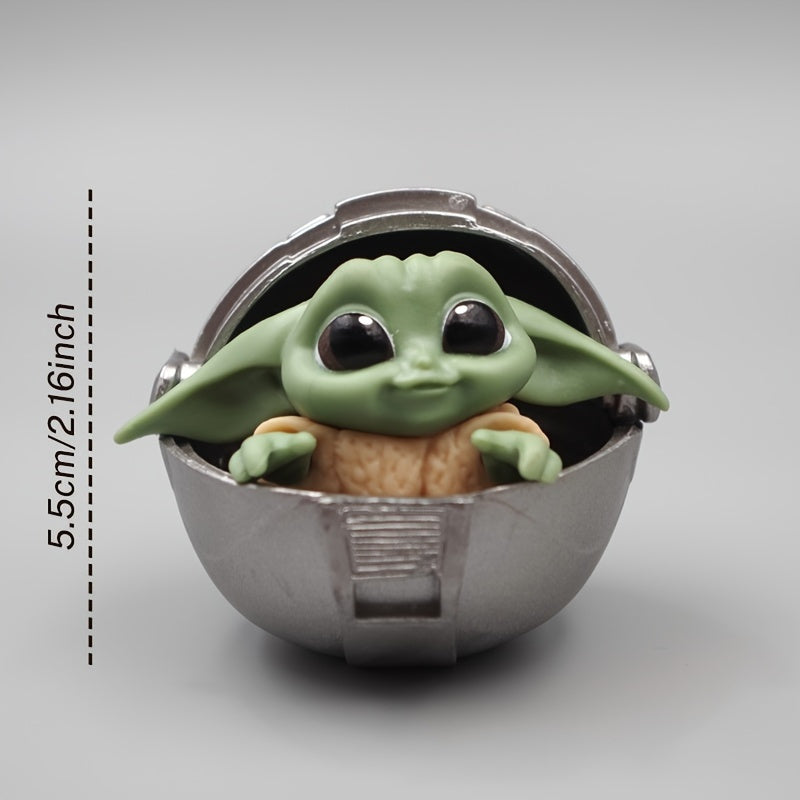 Ume Star Wars Master Yoda Miniatures 4 -teiliges Set - ideal für Bürodekor und Geschenk - Zypern