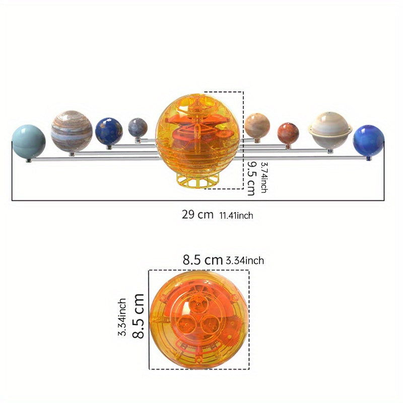 DIY Solar Sistemi Planetaryum Model Kiti 8+ Yaş Arası Çocuklar İçin - Eğlenceli Astronomi Bilimi Deneyi