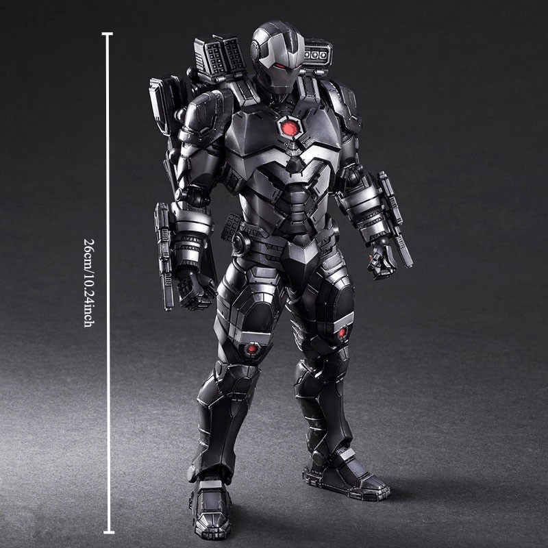 UME Marvel War Machine Tahsil edilebilir Model - 26.92cm PVC Aksiyon Şekil - Kıbrıs