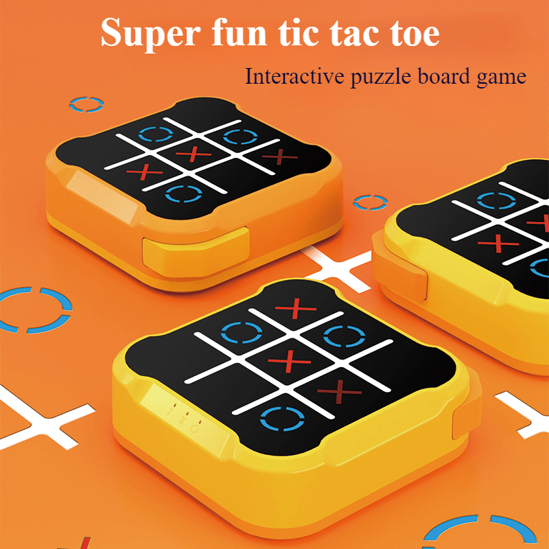 Super tic tac Toe Portable Handheld Puzzle Game pour le voyage de voyage