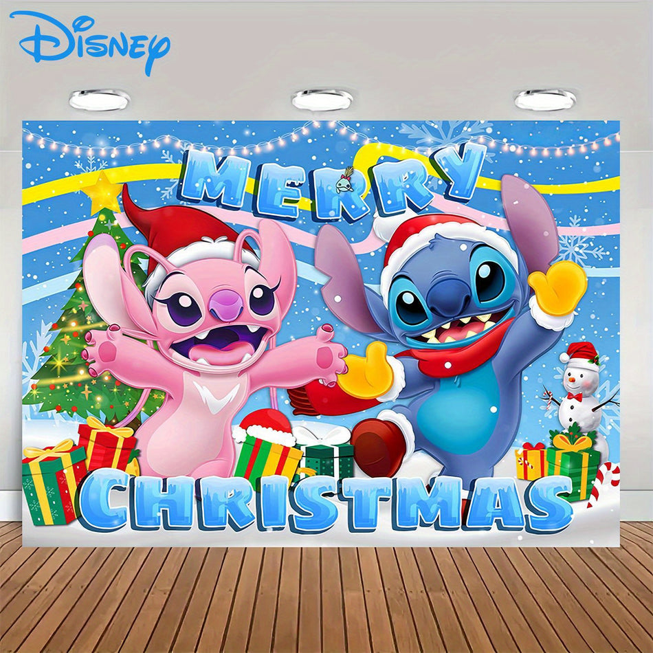 Stitch Noel Partisi Banner - Karikatür Dekoru - Kıbrıs