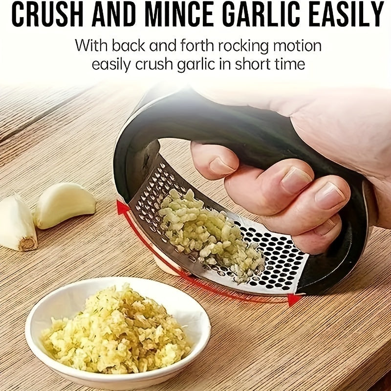 Press Garlic από ανοξείδωτο χάλυβα - Easy -Clean Rocker Mincer For Apartments & Dorms - Κύπρος