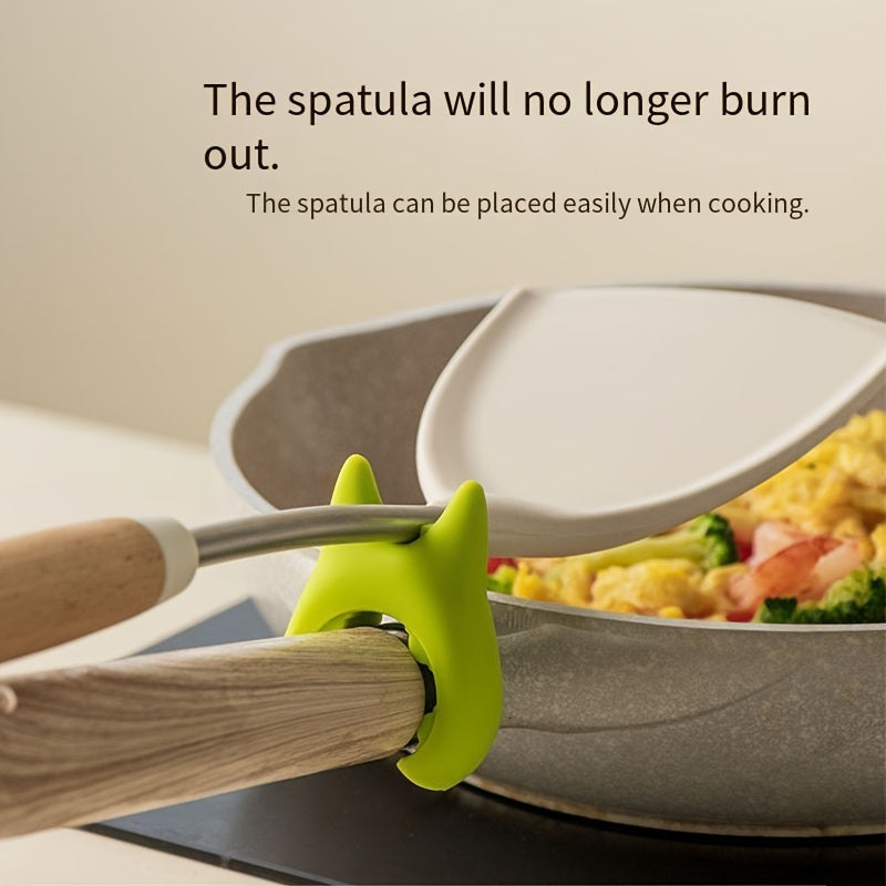 Space-Saving Heat-Resistant Silicone Spatula Holder