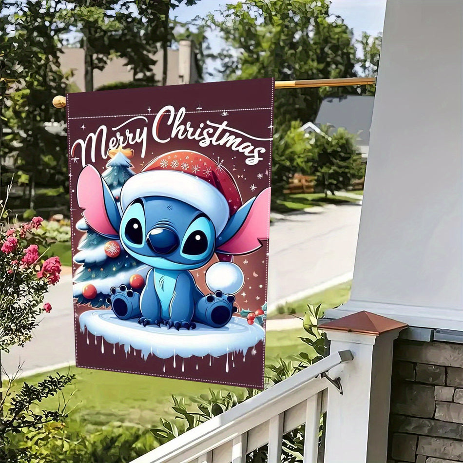 Stitch'S Garden Banner - Festive Outdoor Decoration for Holidays - Cyprus