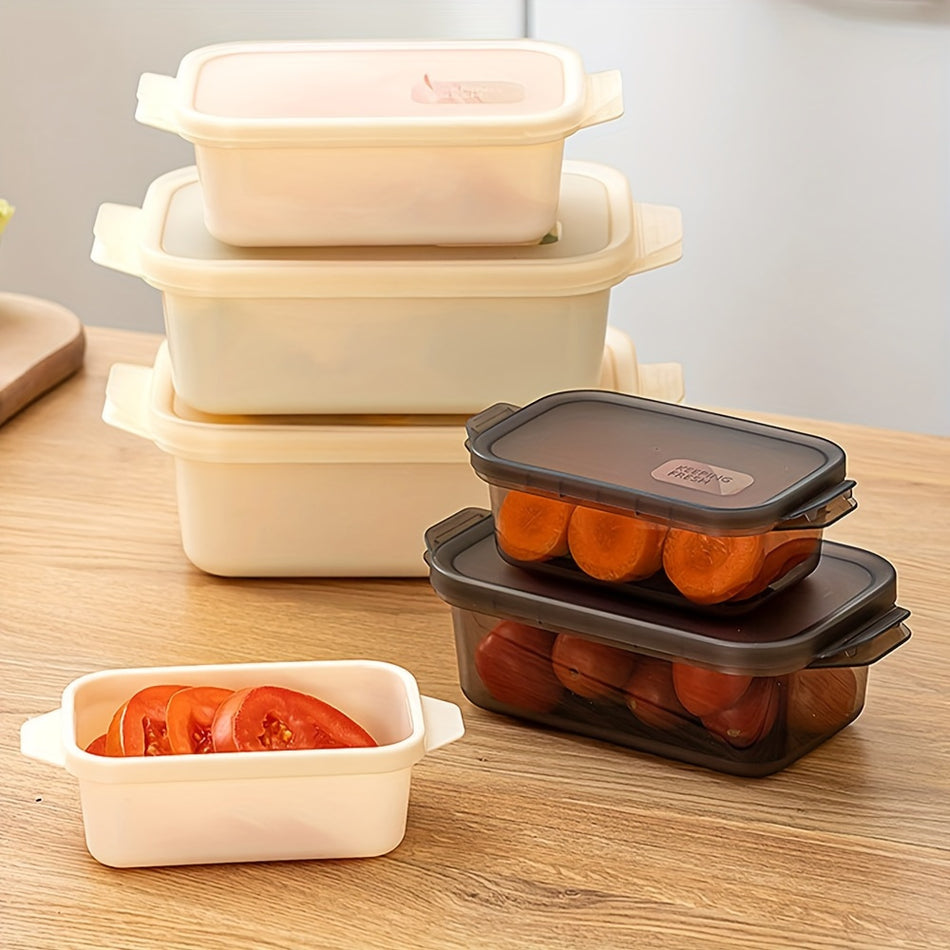 3pc Clip-Seal Plastic Food Storage Containers Set - Microwave & Freezer Safe