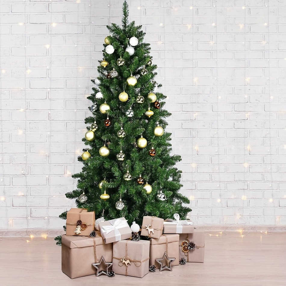 Lush 400-Tip Artificial Canadian Fir Christmas Tree - Cyprus