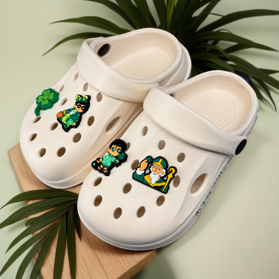 Boys' All-Season Clover Clogs - Quick-Dry & Lightweight - Cyprus