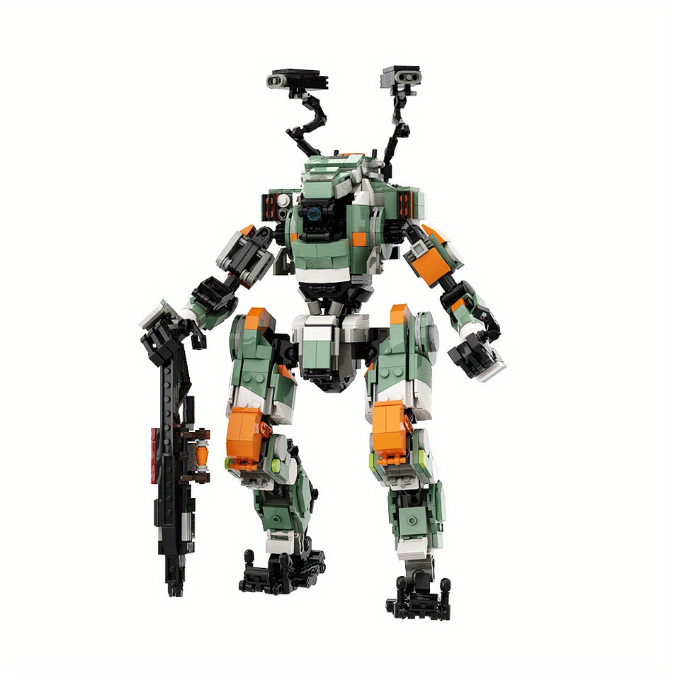 Σετ κτιρίων ρομπότ Titan Mecha - 1061pcs Προηγμένη δυσκολία, βιώσιμα μπλοκ - Κύπρος