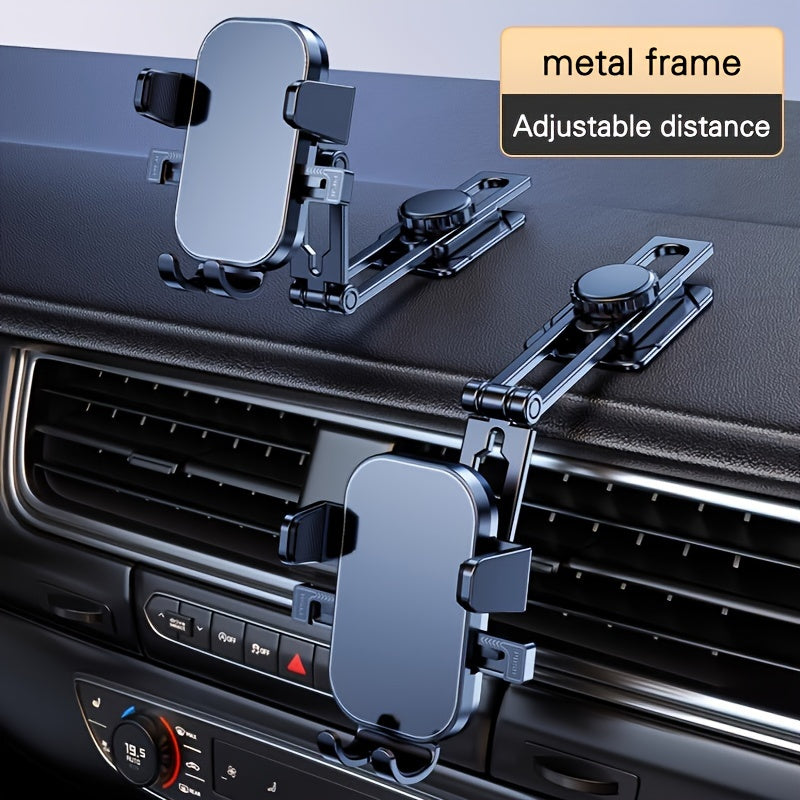 Universal Aluminium Alloy Car Phone Mount - Dashboard Holder with 360° Rotation - Cyprus