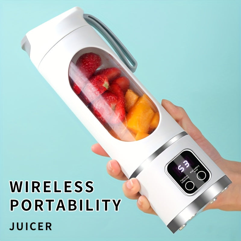 USB Rechargeable Blender with LED Display - Ideal for Smoothies & Milkshakes - Cyprus