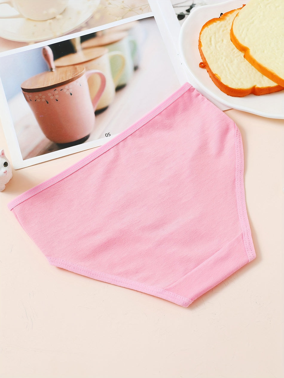 Karikatür Baskı Toddler Girls Briefs Set - Sevimli ve Rahat İç çamaşırı - Kıbrıs