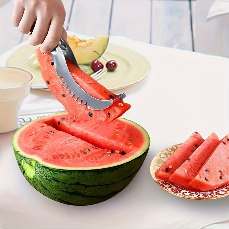 Creative Watermelon Cutter - Stainless Steel Fruit Divider - Kitchen Gadget - Cyprus