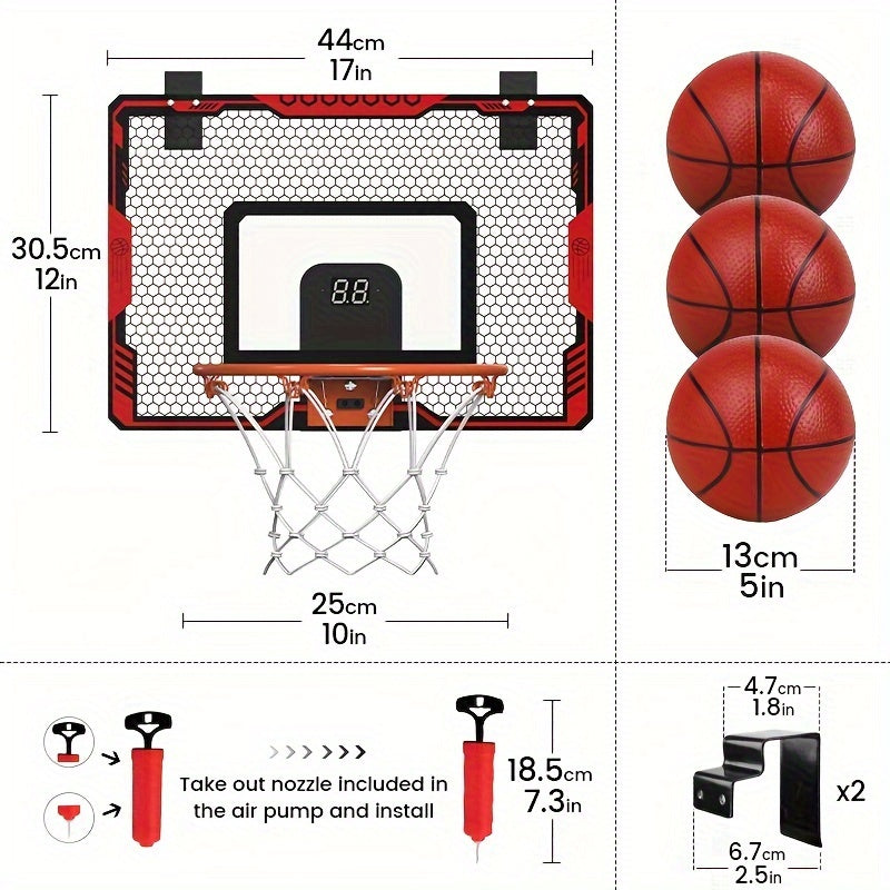 Kapalı Eğlence için Katlanabilir Mini Basketbol Çember Seti - Kıbrıs