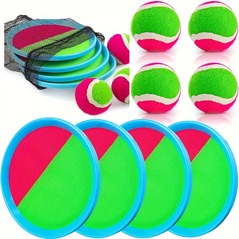 Sticky Ball Outdoor Game Set - 2 Paddles and 1 Ball - Cyprus