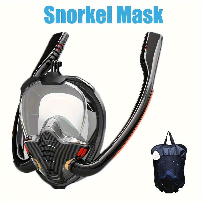 180° Panoramic View Full Face Snorkel Mask for Adults - Cyprus