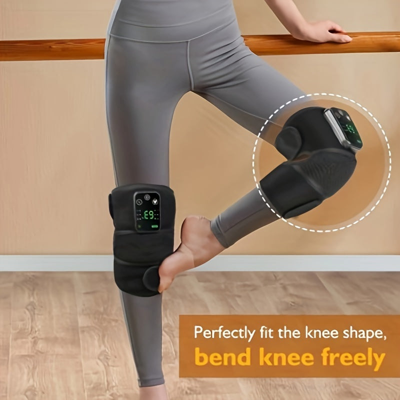 Cordless Knee Massager Shoulder Brace with Heat - 3 Adjustable Modes - Cyprus