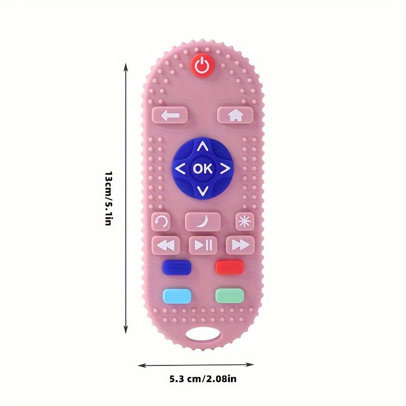 Yaratıcı sevimli uzaktan kumanda, gıda sınıfı silikon teether, yumuşak teether, harika Noel Cadılar Bayramı Şükran Günü hediyesi