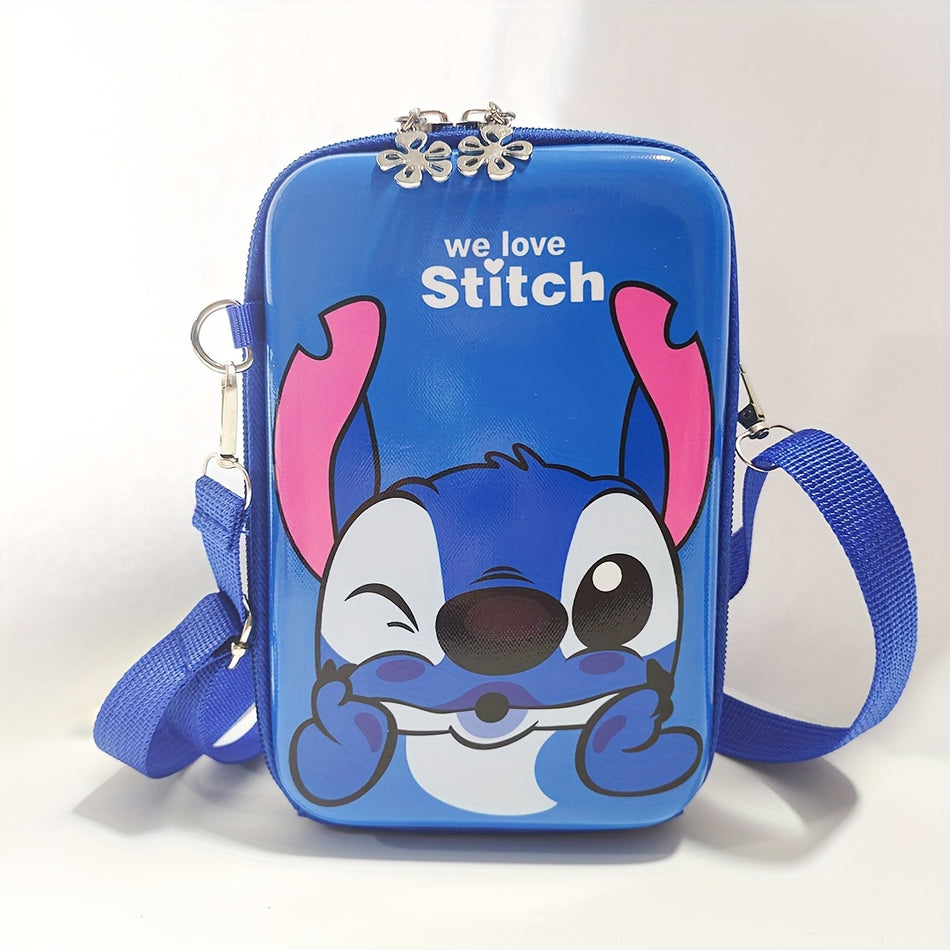 🔵 Disney Stitch Crossbody Bag & Minnie Coin Purse Set - Χαριτωμένο δίδυμο Disney για γυναίκες και κορίτσια - Κύπρος