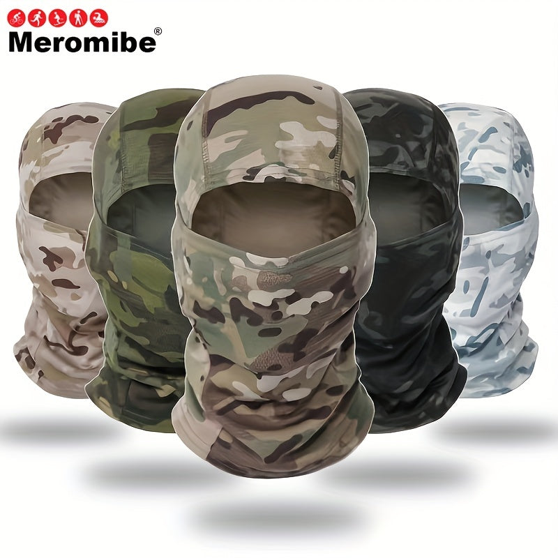 Meromibe Camouflage UV προστατευτικό balaclava για υπαίθριες δραστηριότητες