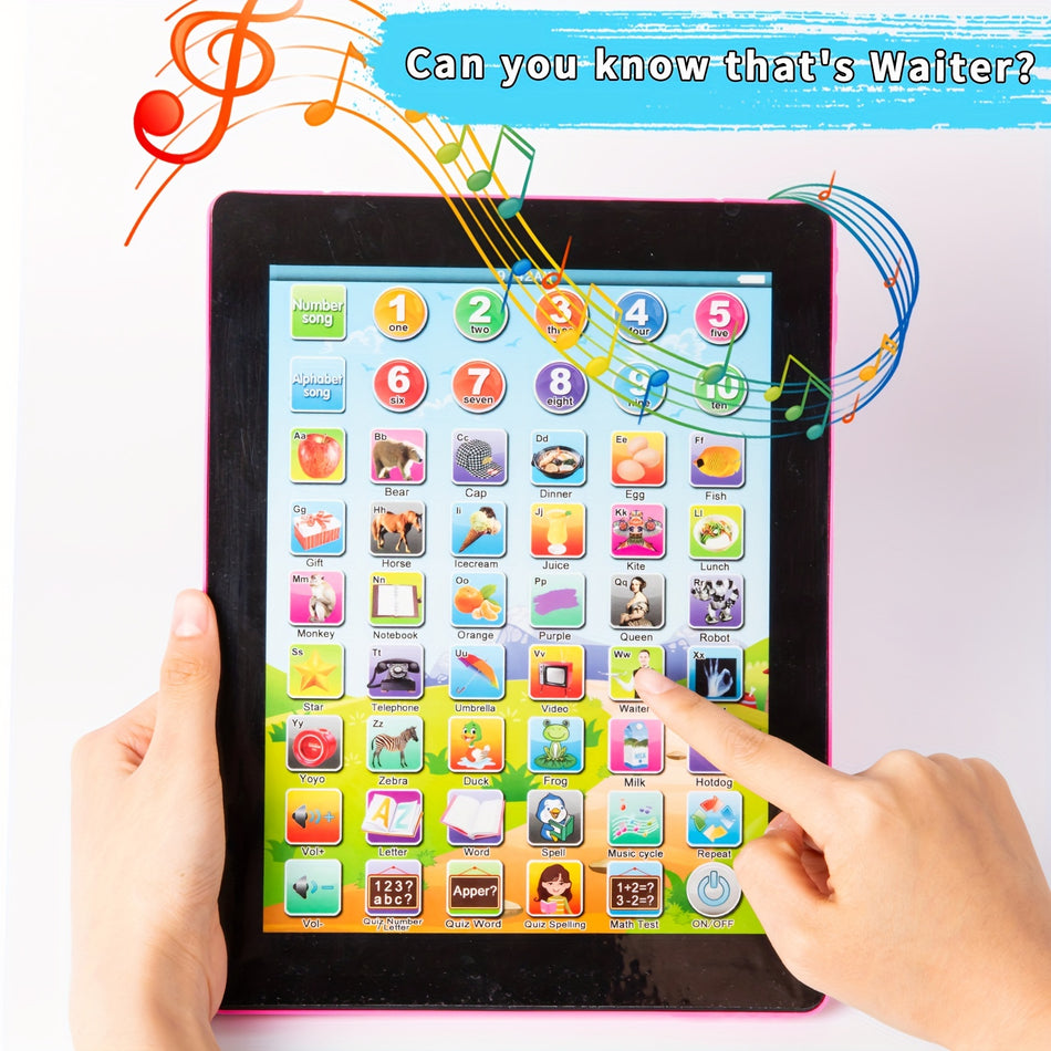 Interactive Learning Toy Tablet For English Alphabet & Numbers | Educational Electronic Gift - Cyprus