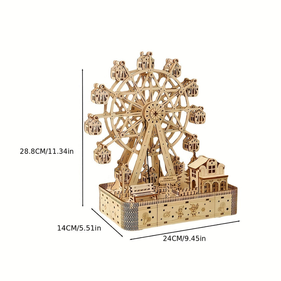 Music Ferris Wheel 3D Puzzle for Creative Assembly - Cyprus