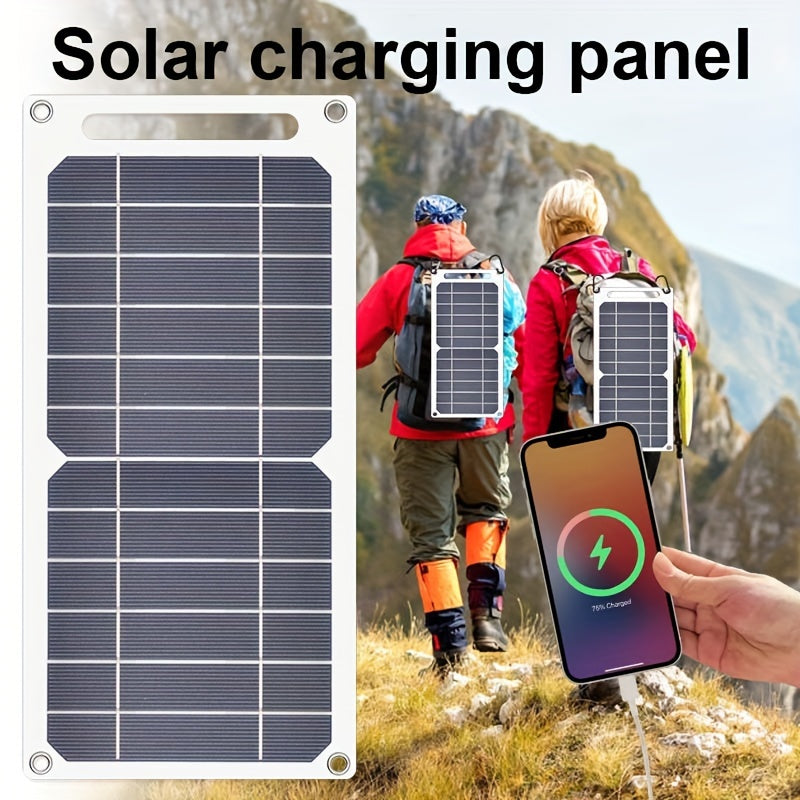 Portable Solar Charging Panel with USB - Perfect for Outdoor Travel & Camping, Power Bank Compatible - Ideal for Mobile Phones, Flashlights & Small Fans Solar Phone Charger Solar Battery Charger - Cyprus