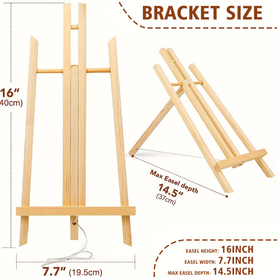 Professional 40.64 cm Wood Painting Stands for Artists - Cyprus