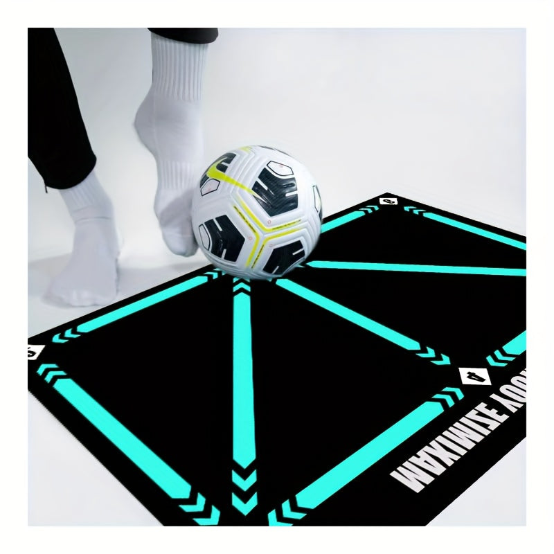 Football Footstep Training Mat - Non-Slip Shock-Absorbing Sports Equipment - Cyprus