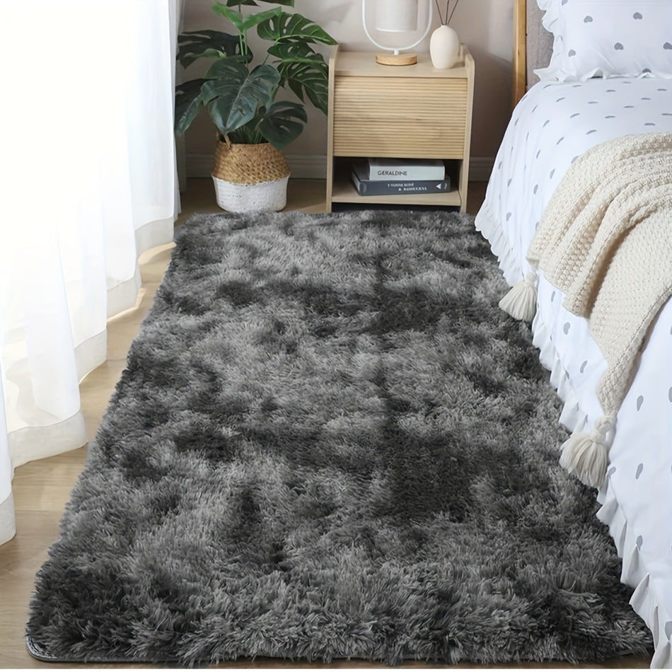 Soft Plush Non-Slip Tie-Dyed Shag Rug - Cyprus