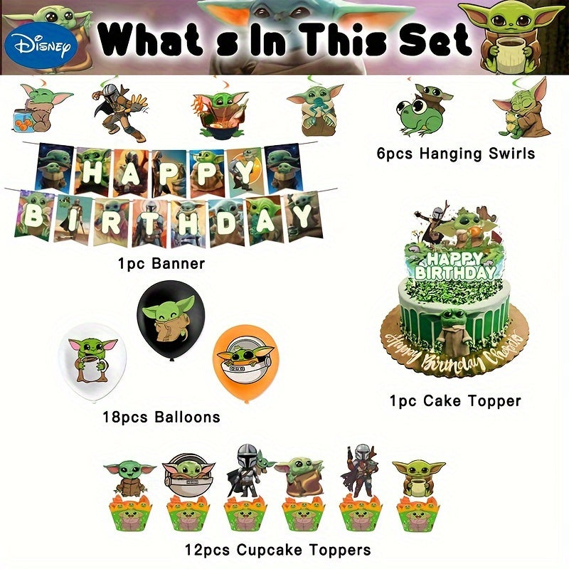 Yoda Birthday Party Decor Kit - Cyprus