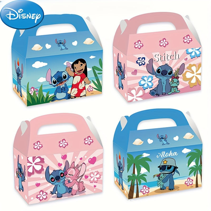 🔵 Stitch & Lilo Themed Birthday Party Favor Boxes - 12pc Set - Cyprus