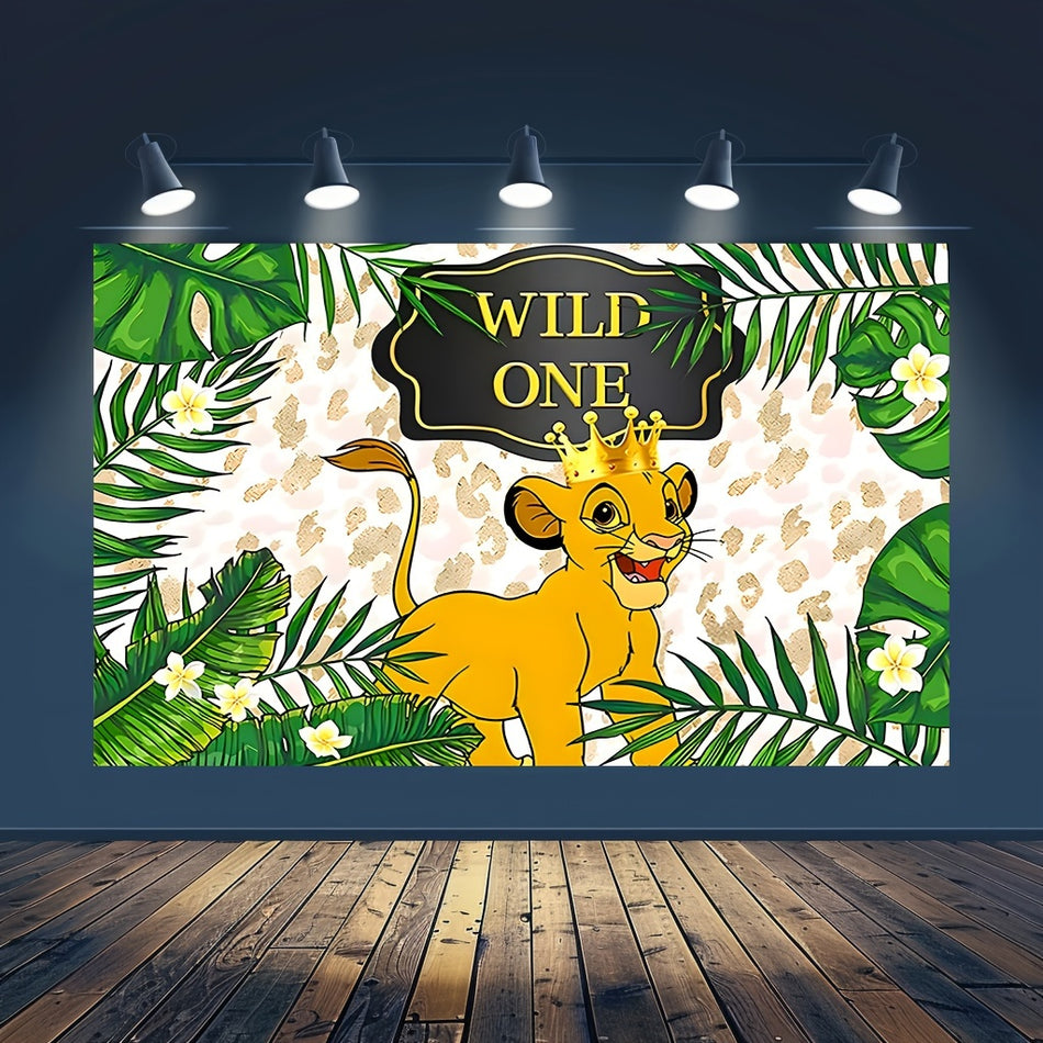 UME Lion King Themed Polyester Party Backdrop for All Occasions - Cyprus