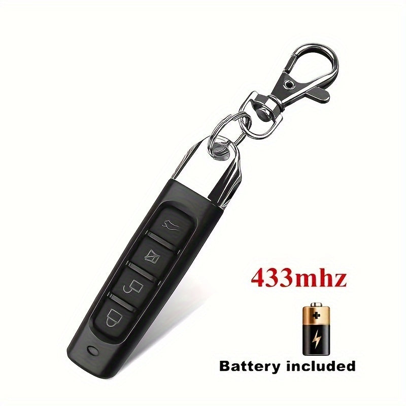 Universal 4-Button Wireless Remote Control for Garage Doors and More