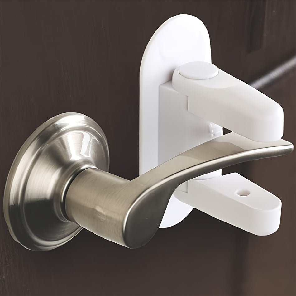 Children's Door Lever Lock with 3M Adhesive for Home Safety 🚪