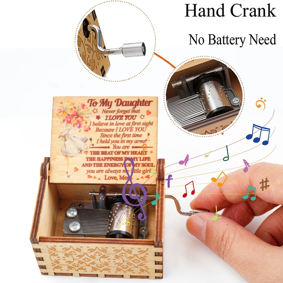 Musical Box for Mom to Daughter - Heartfelt Gift with "You Are My Sunshine" - Cyprus