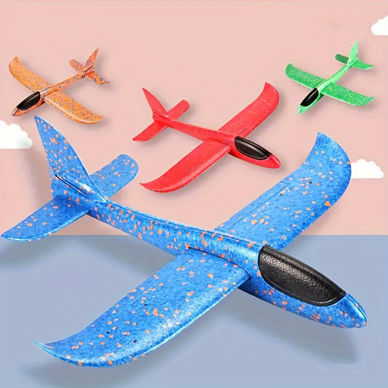 Interactive Hand-Launched Airplane Glider - Spinning Foam Design - Ages 3+ - Cyprus