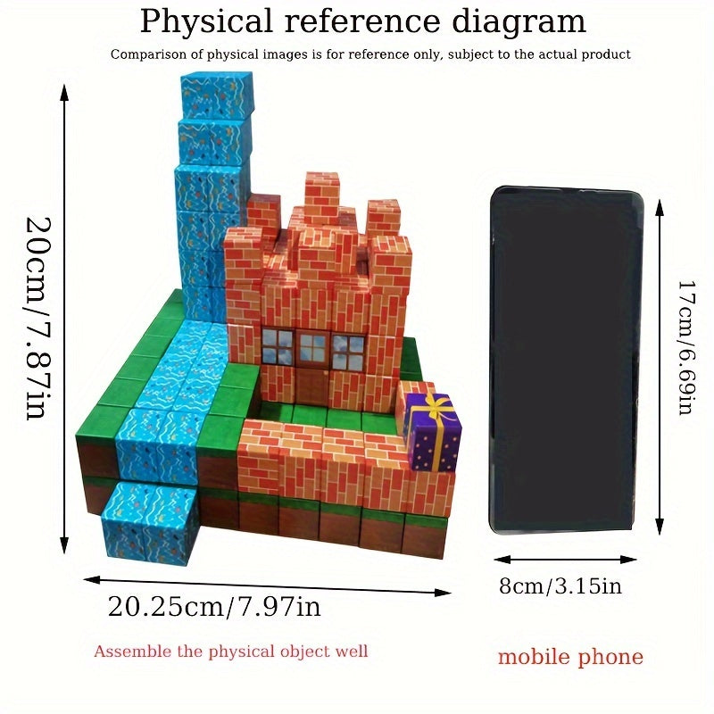 Magnetic Christmas Puzzle Building Blocks Παιχνίδι - Κύπρο