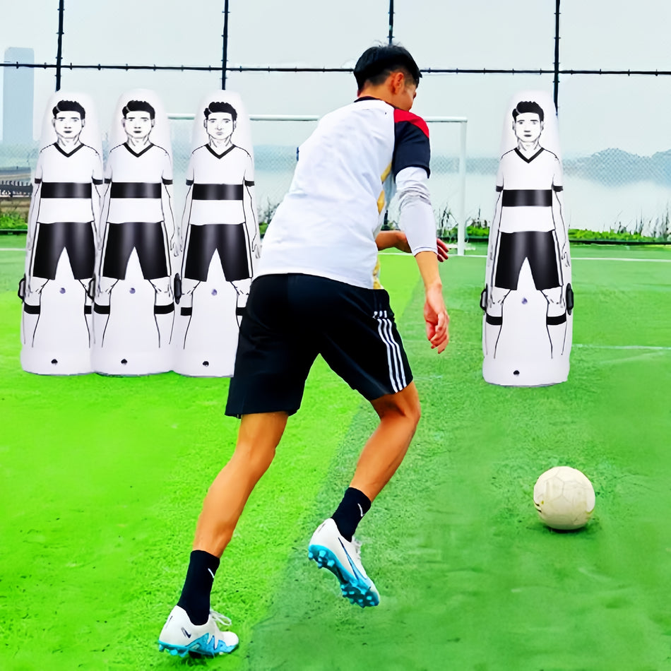 Passing Precision Inflatable Soccer Goalkeeper Training Mannequins - Durable PVC - Cyprus