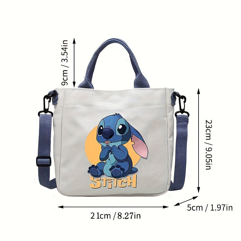 Cartoon Themed Polyester Shoulder Bag with Detachable Strap - Cyprus