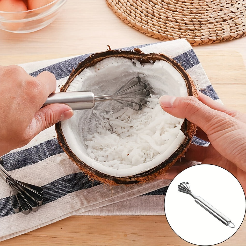 Multi-Purpose Stainless Steel Kitchen Tool for Grating and Scaling