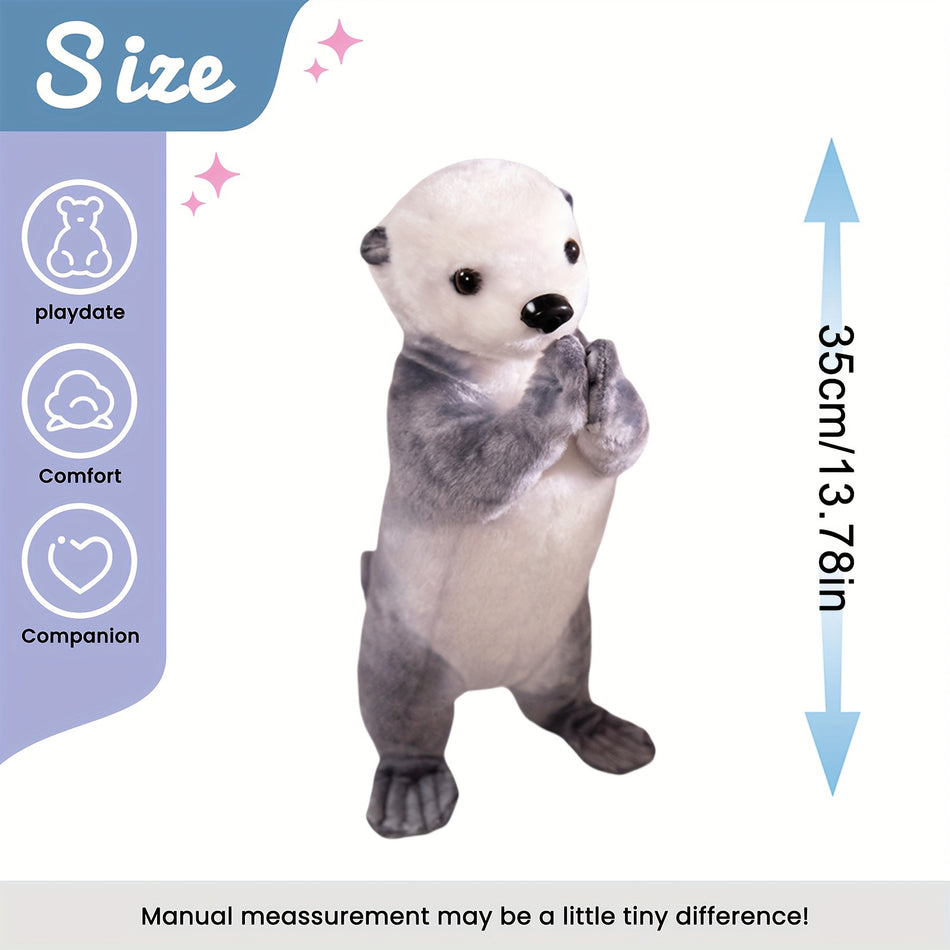 Molutian 35 cm Plüsch roter Panda, Otter & Känguroo -Kollektion - Huggable -Wohnkultur